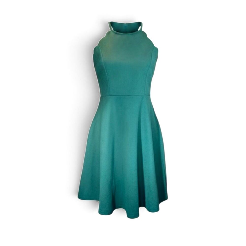 Emerald Green Sleeveless Dress sz S
